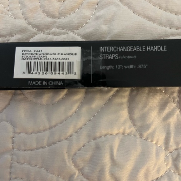 MICHE Interchangeable 13” Handle/Straps Chestnut - Picture 3 of 5